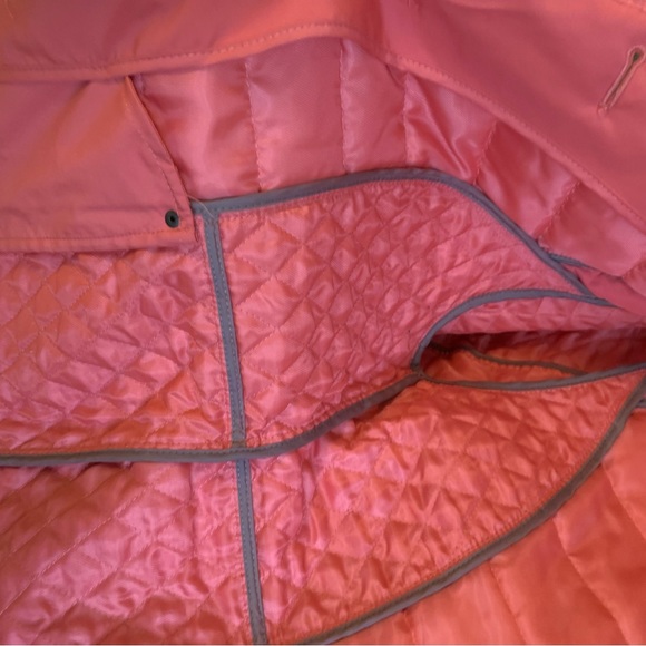Olsen quilted pink Repreve puffer with collar - Picture 5 of 6